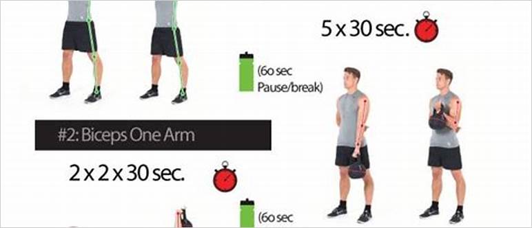 Arm workout with kettlebell